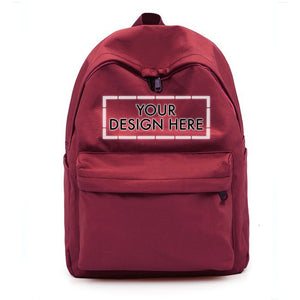 Cute Female Backpack (Maroon)