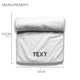 Microfiber Gym Towel (White)